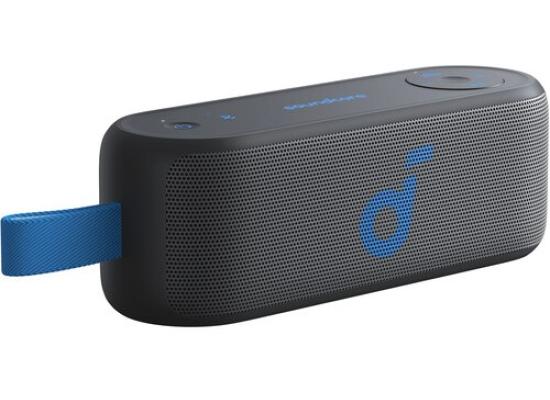 Anker A3172 soundcore Select 3 Portable Waterproof Bluetooth Speaker with Loud and Strong bass, up to20 Hrs Playtime, 16W of audio power, With its IPX7-rated waterproof design- Black